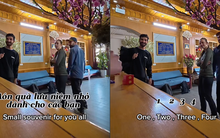 Khách Tây phấn khích khi được tặng món quà "rất Việt Nam" nhưng dân mạng lại lo lắng vì đây là thứ "cả thế giới phải bó tay"