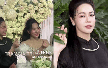 Sao nữ Vbiz vướng tranh cãi vì mặc "nguyên cây đen" đi dự đám cưới