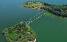 Cận cảnh khu du lịch nhiều sai phạm giữa hồ nhân tạo đẹp nhất Đông Nam Bộ