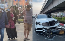 Có nồng độ cồn, nữ tài xế lái Mercedes tông 10 xe máy ở Thủ Đức khai gì với công an?