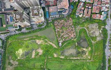 Hà Nội: Cỏ mọc um tùm bên trong Dự án công viên 10 ha bỏ hoang hơn một thập kỷ