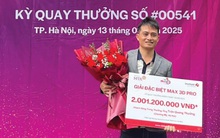 Lấy 6 số cuối của tờ tiền lẻ để mua Vietlott, người đàn ông ở Hà Nội trúng giải 2 tỷ đồng