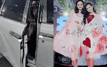 Bước xuống từ Rolls-Royce, hai ái nữ cựu Chủ tịch CLB Sài Gòn dính tranh cãi trang phục: "Dát" đồ hiệu mà không "sang" nổi?