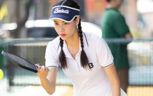 Nàng WAGs Việt bị chồng "ép" chơi pickleball, giờ cứ ra sân là hot rần rần