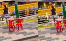 Sốc với hình ảnh nữ chủ quán gom, ném ly nhựa xuống sông Cà Ty trước mặt khách
