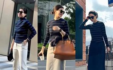 Phụ nữ 50 tuổi nên mặc thế nào? Chân váy quá gối, quần ống đứng và chọn giày phù hợp mới là chất lượng