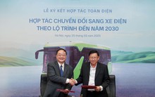 Sau Hà Nội, công ty của ông Phạm Nhật Vượng bắt tay SAMCO phủ sóng xe buýt điện VinFast tại TP.HCM