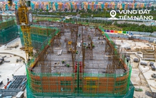 Toàn cảnh tòa chung cư đầu tiên giữa 20.000 căn hộ thấp tầng ở đại đô thị của Vinhomes