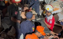 Động đất Myanmar: Người phụ nữ sống sót trong đống đổ nát sau 30 giờ