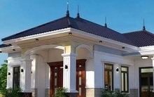 Mẫu nhà 1 tầng chữ L giá rẻ được ưa chuộng ở nông thôn