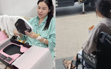 Kỳ Hân - vợ Mạc Hồng Quân lộ diện trên giường bệnh sau chấn thương gãy xương đùi, nói thẳng một điều về pickleball