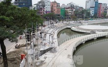 Hà Nội: Hình hài hồ Hoàng Cầu sau 9 tháng thi công cải tạo