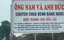 Từ Hà Nội vào Quảng Ngãi quảng cáo chữa bệnh bằng nước