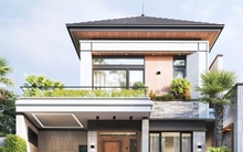 Mẫu nhà 2 tầng có gara ô tô hiện đại năm 2025