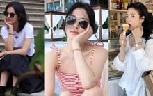 Style đi du lịch chất đến từng bộ của Song Hye Kyo