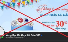 Fanpage công ty SJC bất ngờ bị mạo danh giữa cơn sốt giá vàng