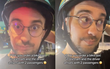 Đặt xe ôm ở Việt Nam, anh Tây phải đi chung 2 "vị khách" khác khiến netizen bức xúc thay nhưng biết sự thật thì "bất lực"