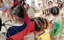 Vài triệu mẹ bỉm hóng cô giáo mầm non biến cả lớp thành sàn trình diễn kiểu tóc độc lạ, không ngày nào trùng