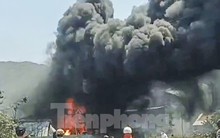 Cháy dữ dội tại biệt thự nhà vườn ở Quy Nhơn, gần 100 người dập lửa