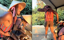 Khách Tây la hét om sòm rồi bỏ chạy khi trải nghiệm 1 kiểu du lịch ở Việt Nam, dân mạng nhìn độ "mạo hiểm" thì bật cười