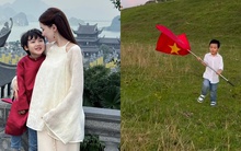 Hòa Minzy dạy con trai yêu nước, nói một câu mà ai xem xong cũng khen "10 điểm cho bé Bo, 100 điểm cho mẹ"