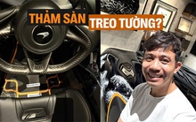 Được hãng tặng phụ kiện kê chân hàng thửa cho McLaren Elva trăm tỷ, Minh Nhựa thắc mắc để xài hay… đóng khung treo tường