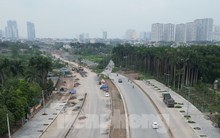 Hà Nội: Cận cảnh trục đại lộ Tây Thăng Long 10 làn xe đang dang dở