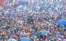 Miền Bắc hứng mưa lớn dịp Giỗ tổ Hùng Vương