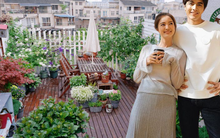 Cặp vợ chồng trẻ mua nhà có sân thượng để trồng rau nhưng sau 4 năm lại biến thành khu vườn hoa rực rỡ sắc màu