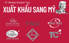 20 công ty niêm yết kiếm được tiền từ Mỹ: Xuất khẩu trực tiếp chiếm vỏn vẹn 2% tổng doanh thu thị trường