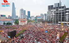 Những hình ảnh ấn tượng từ trên cao ở trung tâm TP.HCM trong ngày đại lễ 30/4