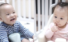 Phương Oanh khoe khoảnh khắc "nhí nhố" của cặp song sinh, netizen nhận xét càng nhìn càng giống shark Bình