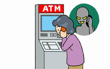 Nhật Bản cấm người cao tuổi nghe điện thoại khi rút tiền