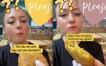 Khách Tây bất ngờ "cầu cứu" dân mạng Việt sau khi quán cà phê đưa cho cô 1 món bánh, netizen xem xong vẫn rối loạn