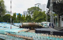 Cảnh hoang tàn ở sân khấu Lan Anh, Trống Đồng khi dừng hoạt động