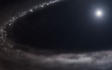 Nước đá văng khắp nơi, "hệ Mặt Trời" mới hình thành