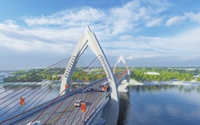 Chỉ vài ngày nữa, cây cầu dây văng hình búp sen, trị giá 1.200 tỷ tại Nam Định sẽ chính thức được thông xe