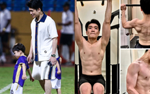 Cậu cả nhà bầu Hiển lọt 'cam thường' trên SVĐ: "Bố đơn thân nghìn tỷ" visual "soái" miễn chê, vào phòng gym còn "đỉnh" hơn!