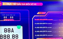 Biển số 88A-888.88 có giá trúng đấu giá hơn 21 tỷ đồng