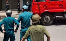 Cháy phòng giao dịch ngân hàng ở Khánh Hòa