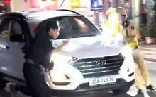 Trốn đo nồng độ cồn, tài xế tăng ga tông thẳng ô tô vào CSGT