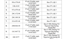 Các chủ xe ô tô có biển số sau phải đóng phạt nguội theo Nghị định 168