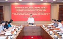 Ông Nguyễn Trọng Nghĩa họp hợp nhất 2 tỉnh Kiên Giang, An Giang