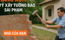 Hàng xóm xây tường lấn đất, gia chủ có quyền tự tháo dỡ không?