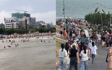 Sắp kết thúc kỳ nghỉ lễ, nhiều điểm du lịch dần thưa khách hơn nhưng riêng 2 nơi này vẫn đông nghịt