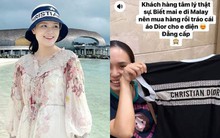 Nổi tiếng là "tiểu thư đồ hiệu", vợ Duy Mạnh vừa nhìn đã biết bị kẻ gian tráo hàng Dior "fake", phản ứng gây sốt