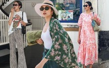 Mặc đồ họa tiết điệu nghệ như Tăng Thanh Hà: Vẻ ngoài rất nổi bật nhưng cũng đầy sang trọng