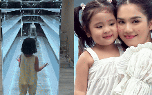 Ngọc Trinh đăng clip con gái 6 tuổi có hành động gây chú ý, lộ khung cảnh bên trong biệt thự 50 tỷ