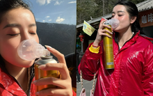 Bức hình gây hoang mang của Á hậu 9x