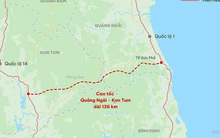 Đề xuất phương án xây cao tốc Quảng Ngãi-Kon Tum